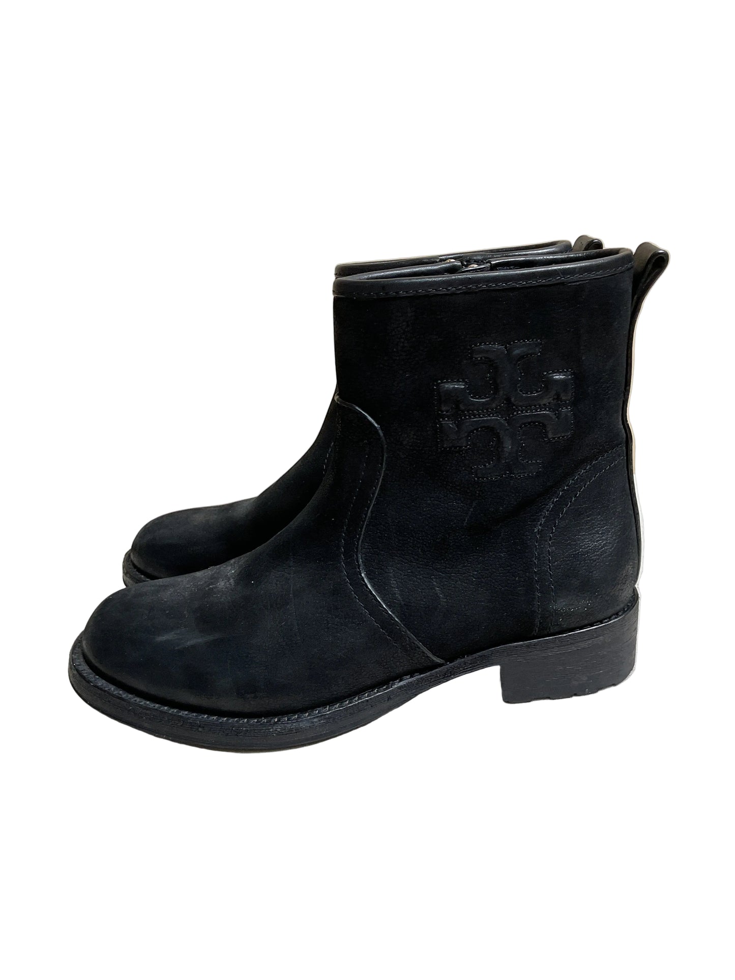 Boots Designer By Tory Burch In Black, Size:6.5