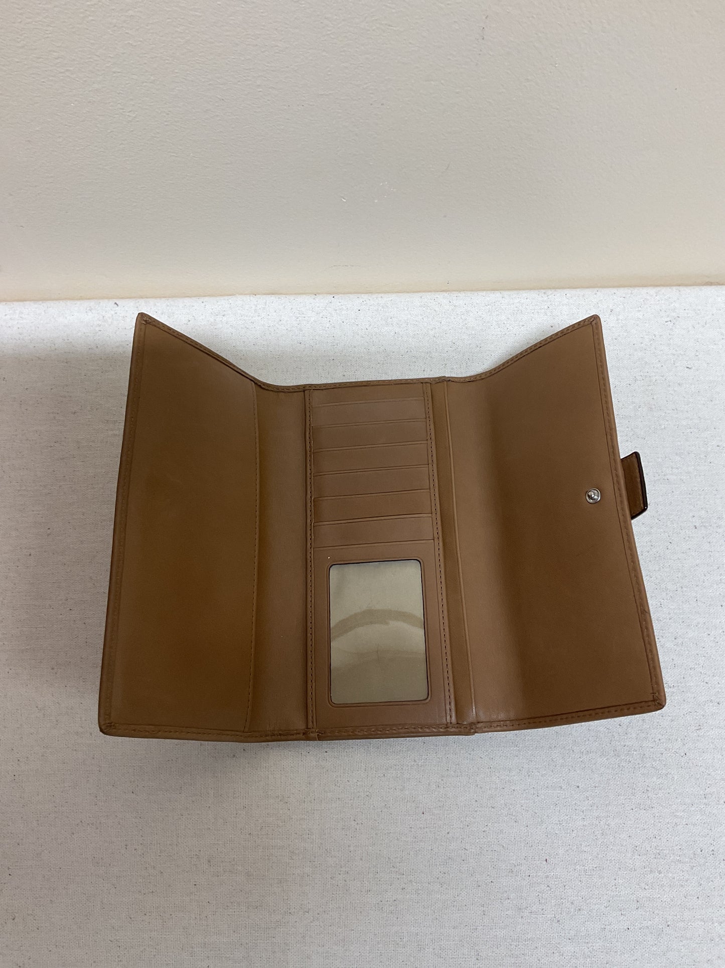 Wallet Designer By Coach In Brown, Size:Medium