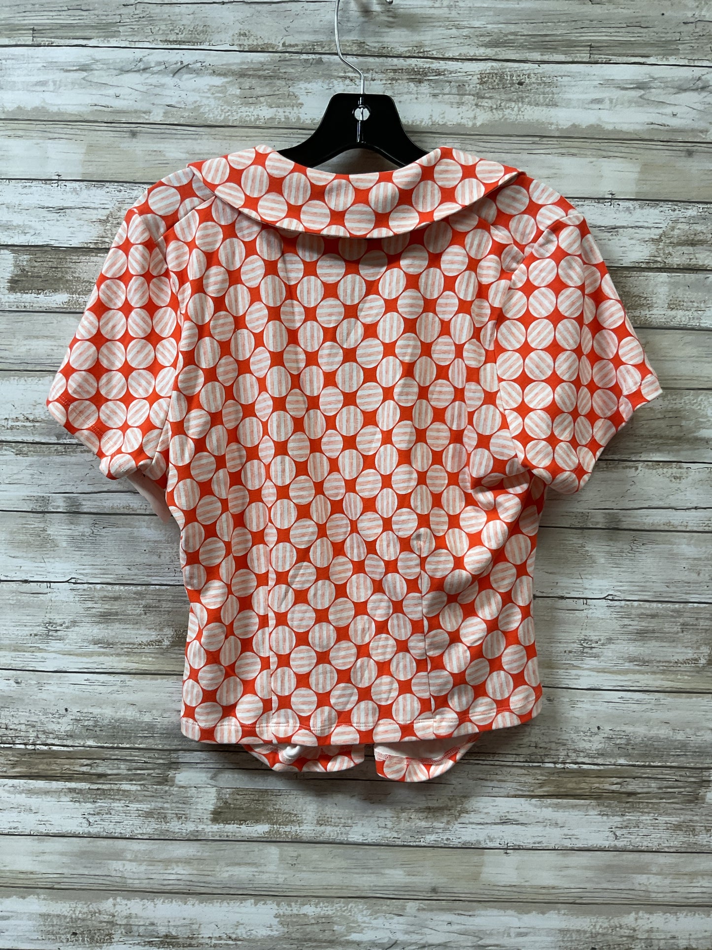 Top Ss By Maeve In Orange & White, Size:L