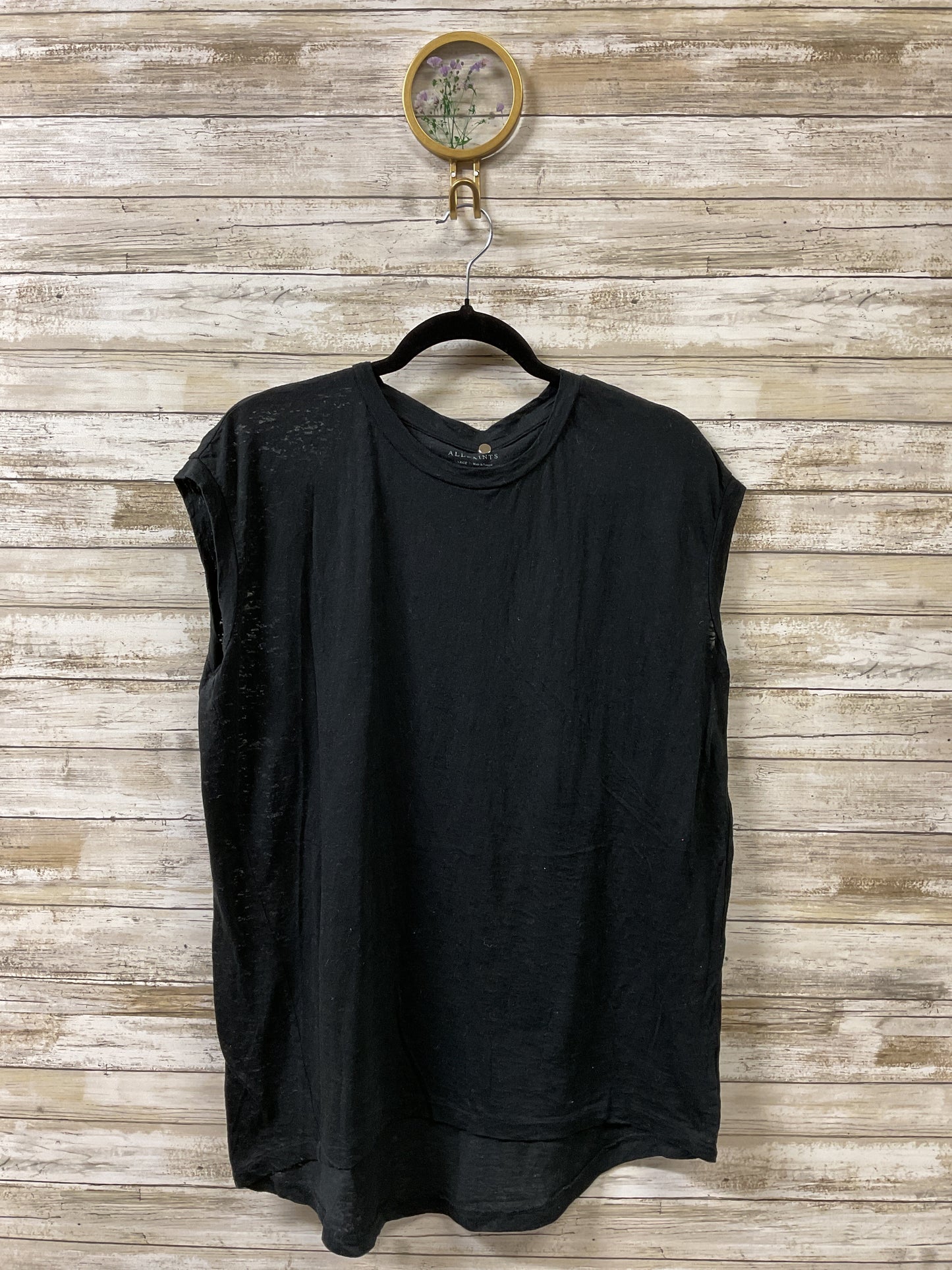 Top Ss Designer By All Saints In Black, Size:L