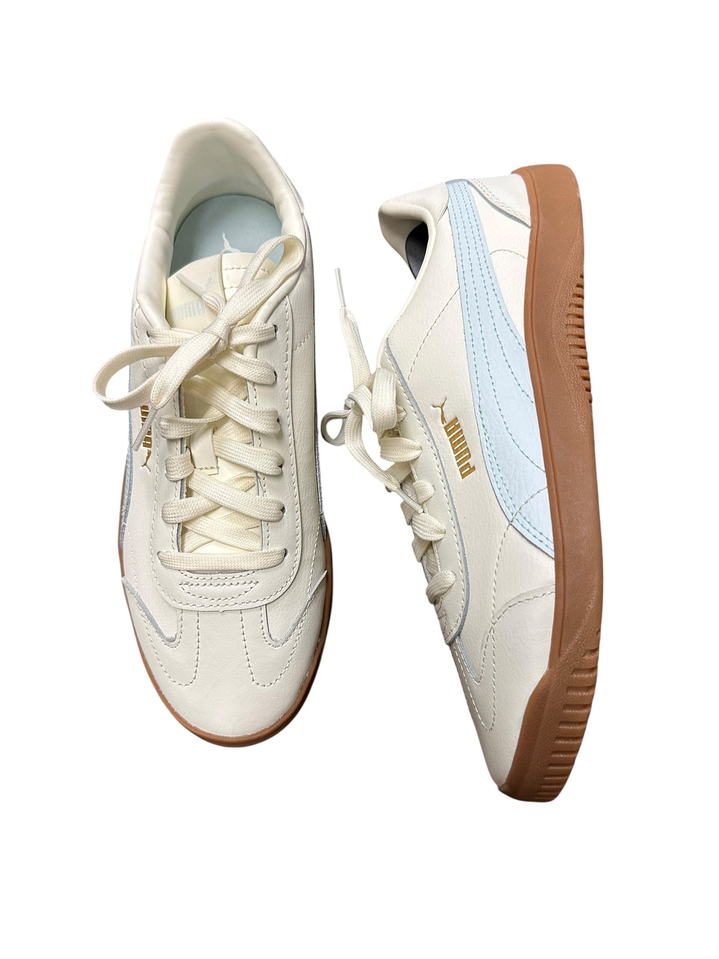 Shoes Sneakers By Puma In Blue & Cream, Size:8.5