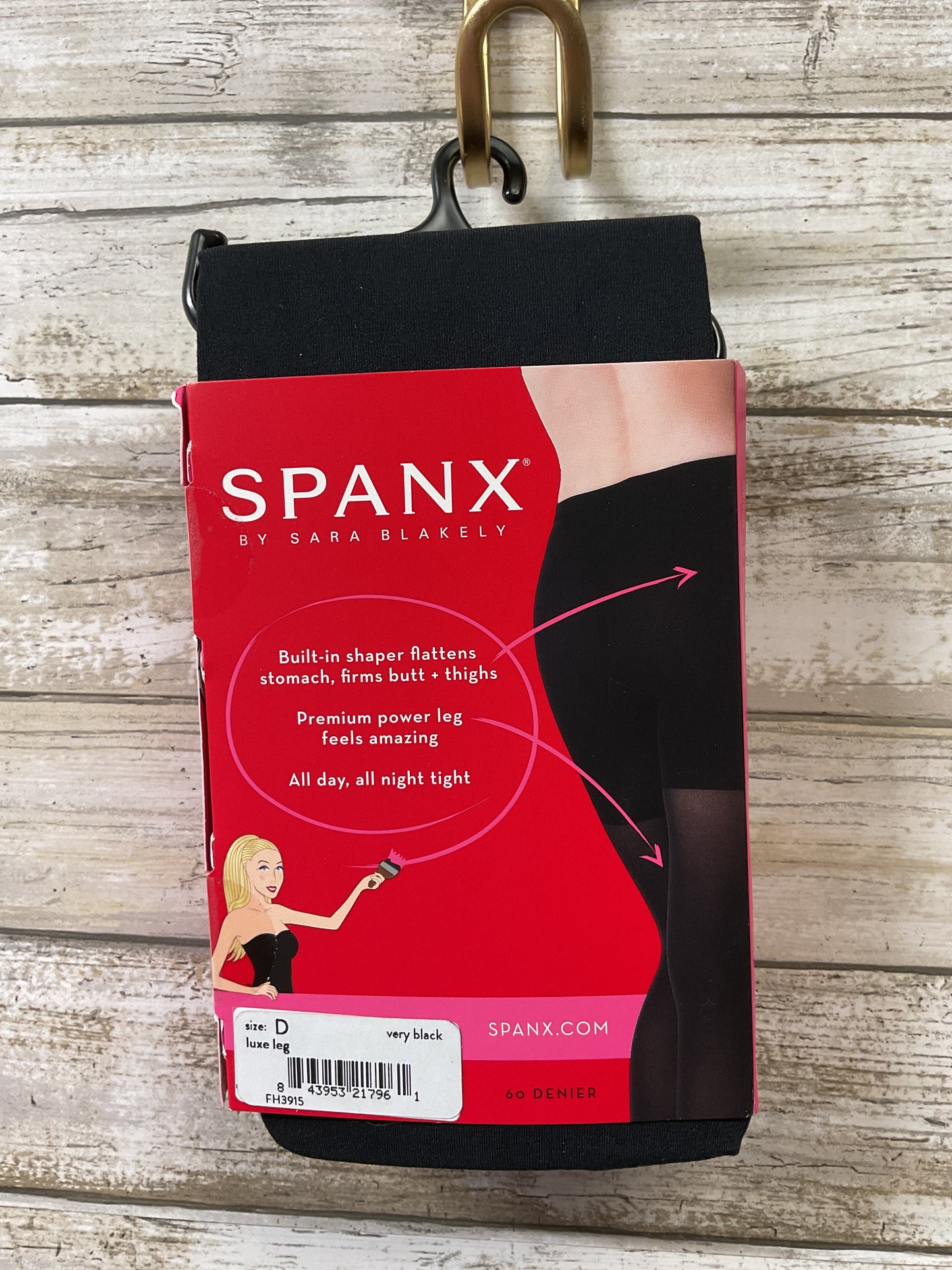 Tights By Spanx In Black, Size:L