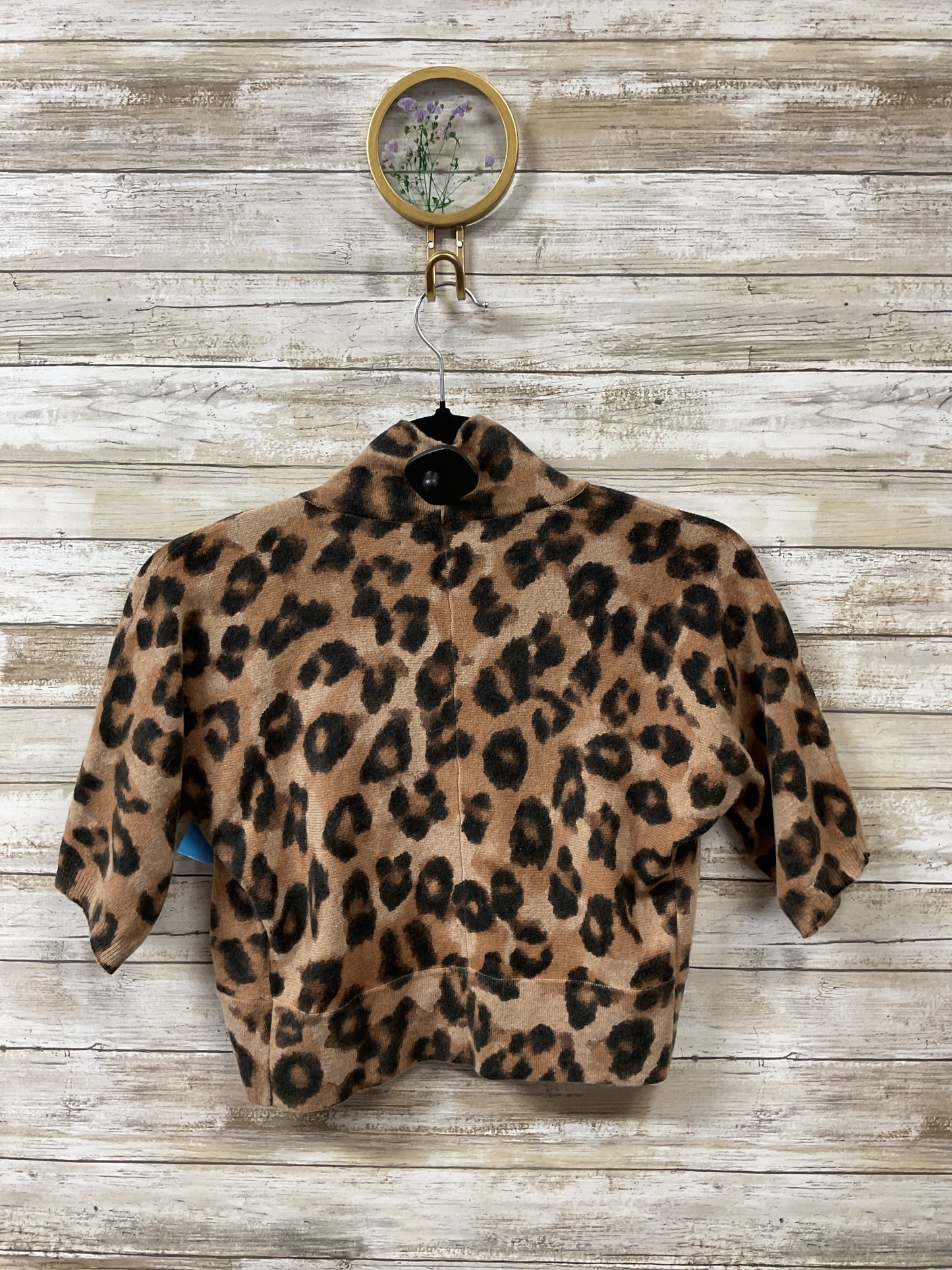 Cardigan By Banana Republic In Animal Print, Size:Sp
