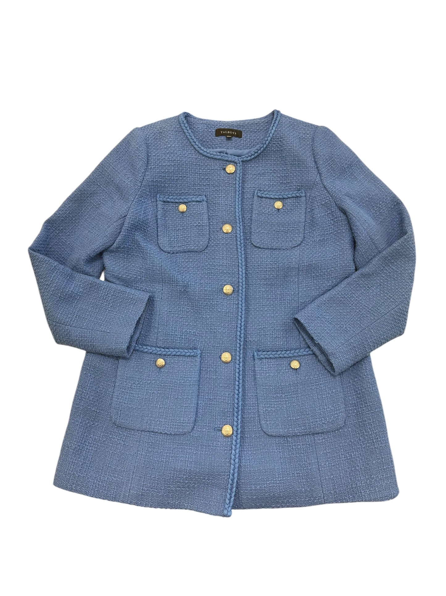 Blazer By Talbots In Blue, Size:10