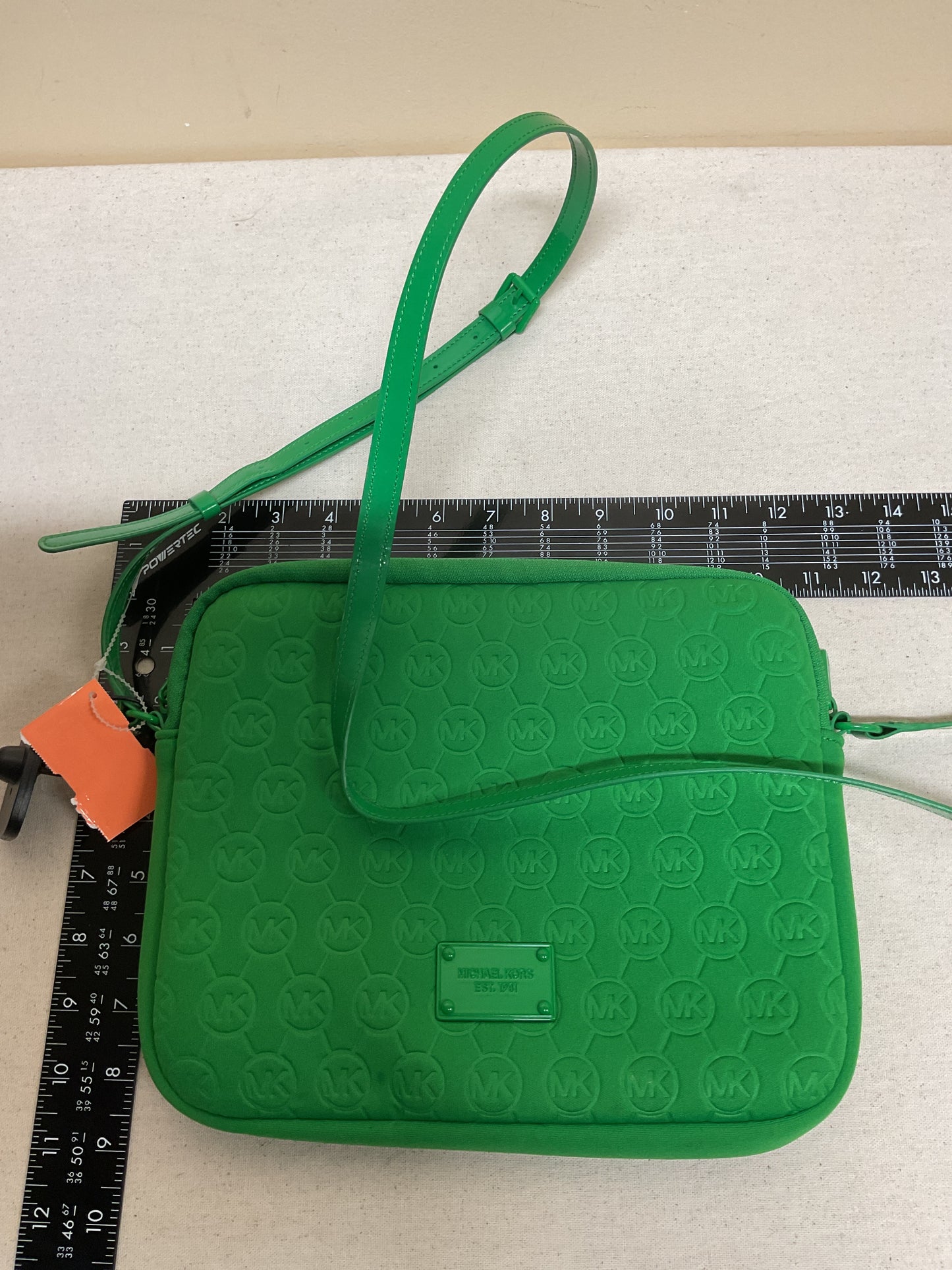 Crossbody Designer By Michael Kors In Green, Size:Medium