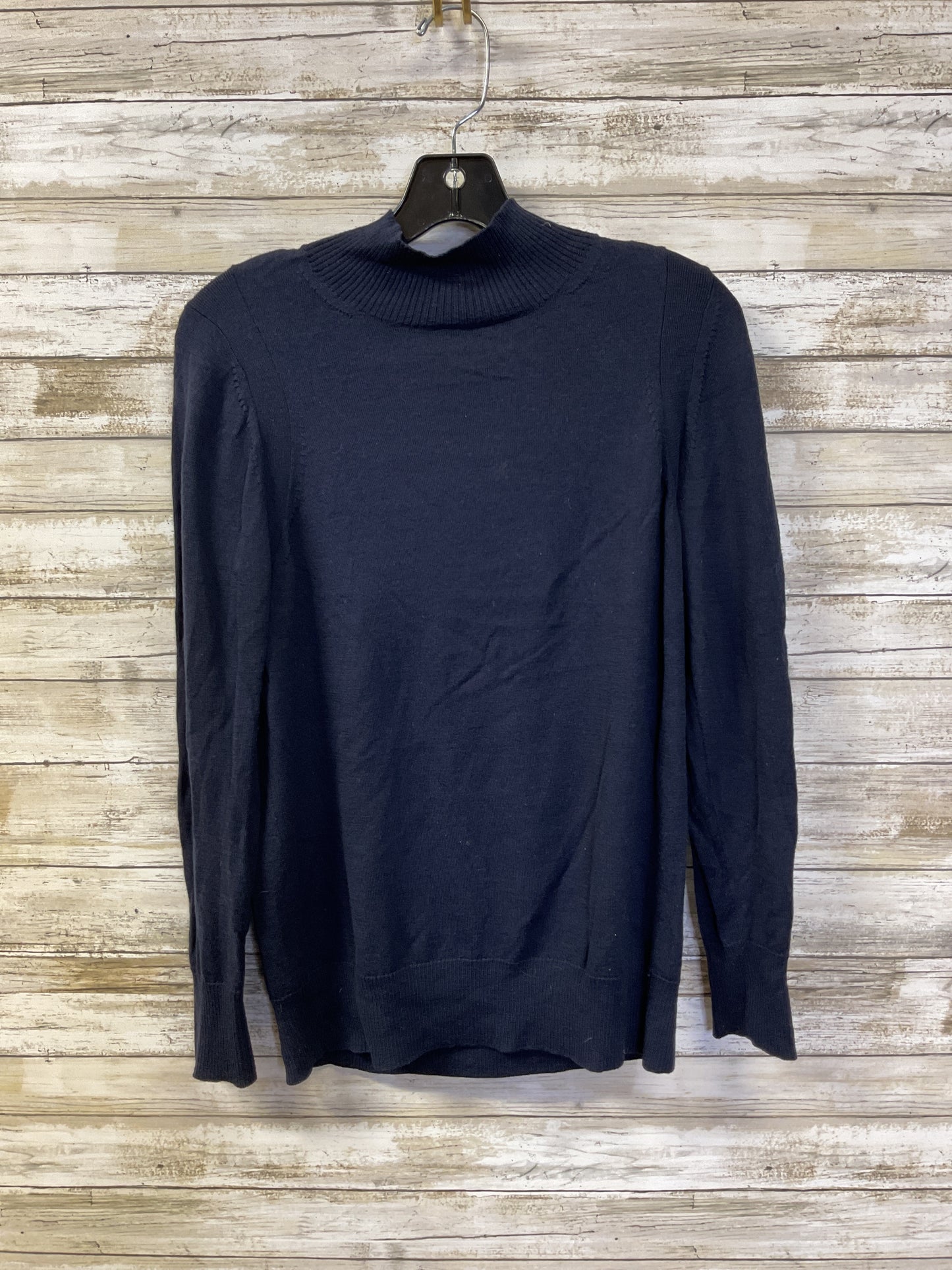 Sweater Designer By St. John In Navy, Size:L