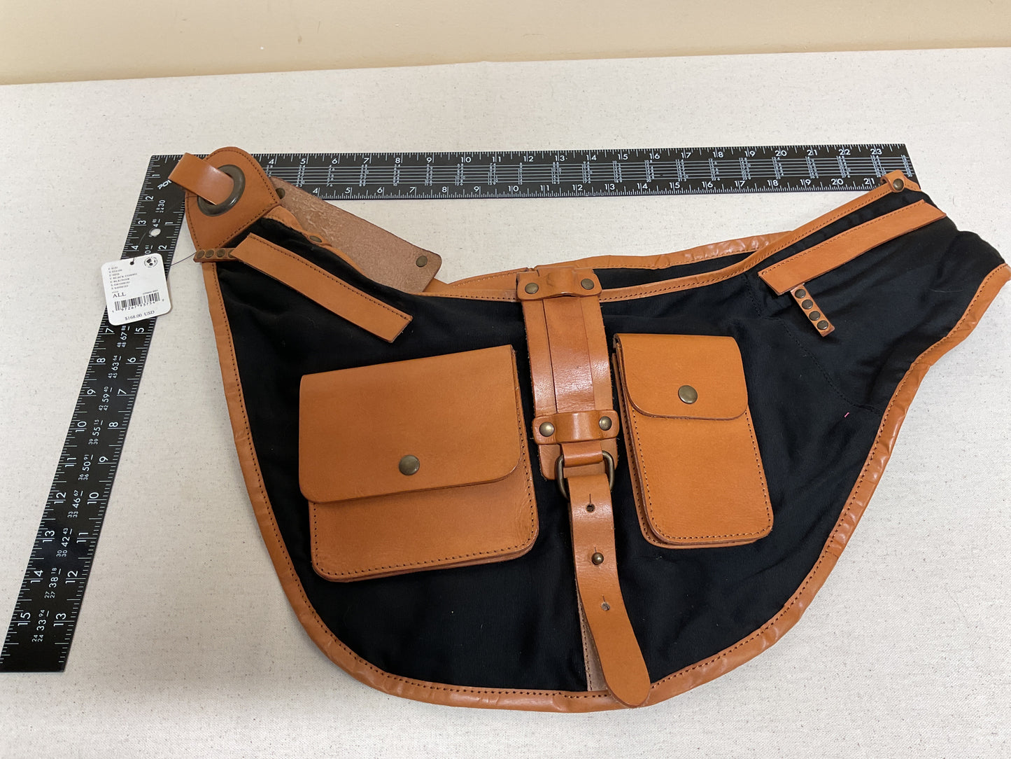 Backpack By Free People In Black & Brown, Size:Medium