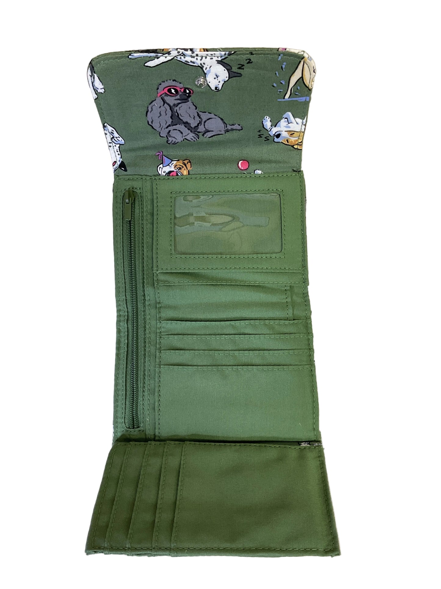 Wallet By Vera Bradley In Green, Size:Small