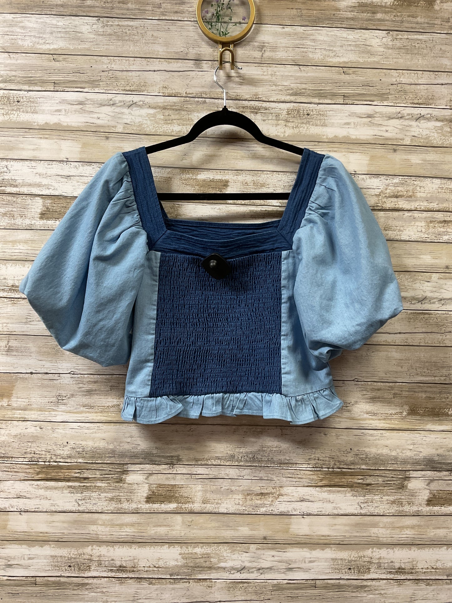 Top Ss By Clothes Mentor In Blue, Size:L