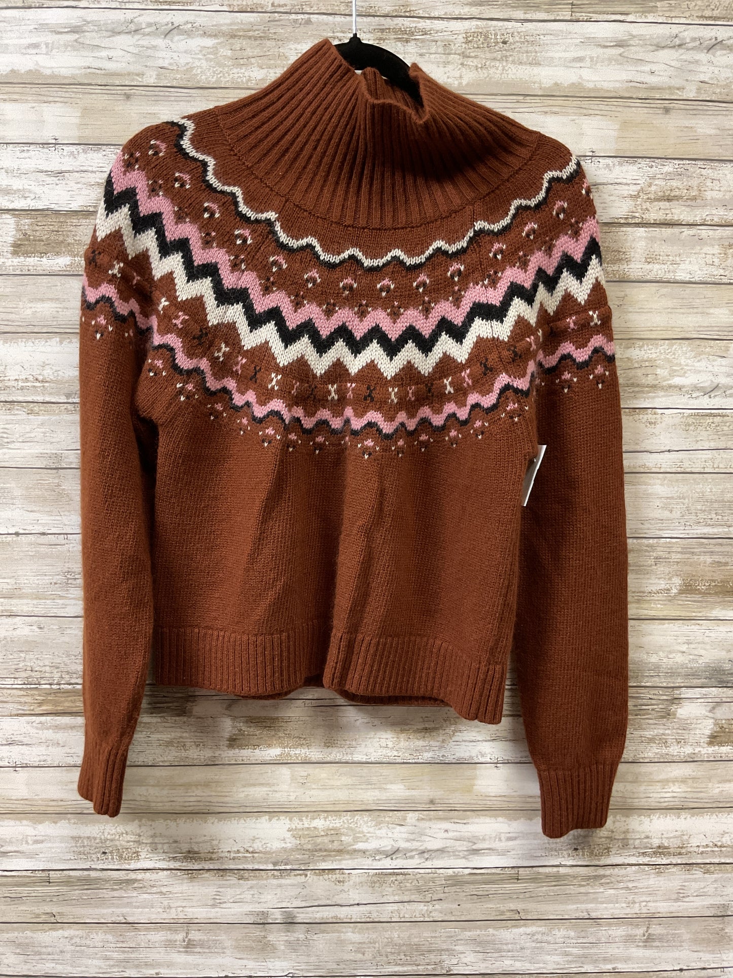 Sweater By Cma In Brown & Pink, Size:Xs
