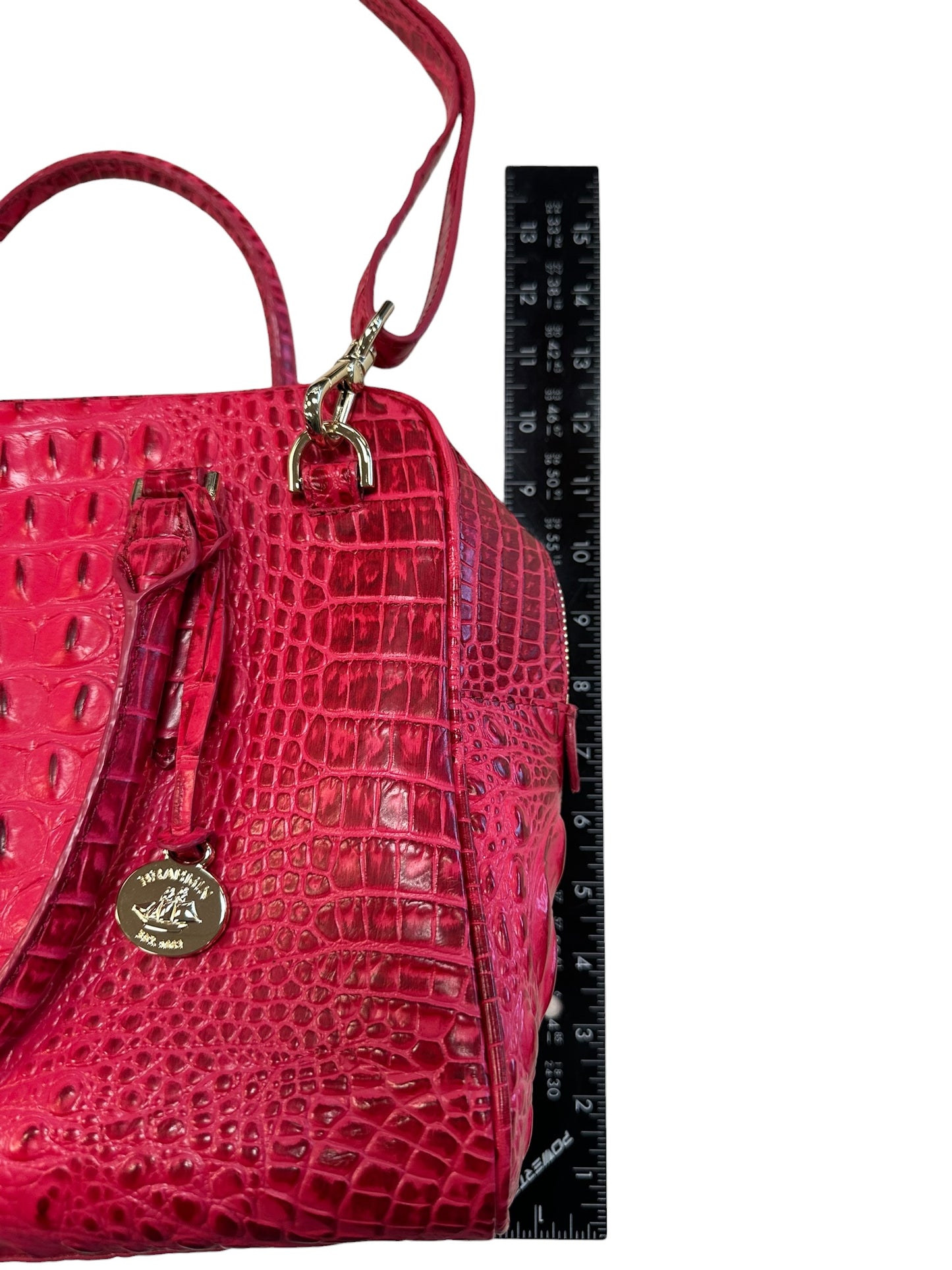 Handbag Designer By Brahmin In Red, Size:Large