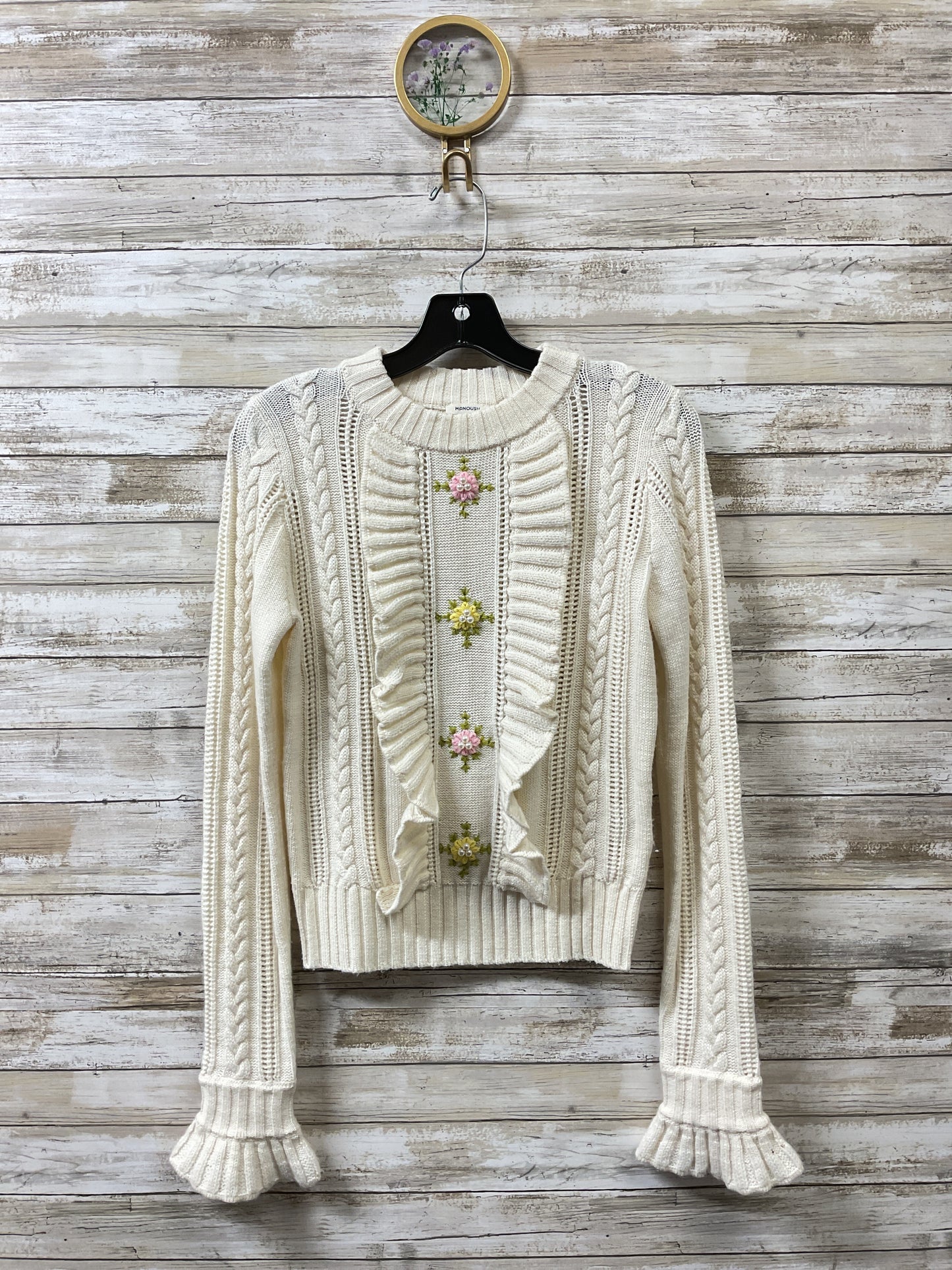 Sweater By Cma In Ivory, Size:S