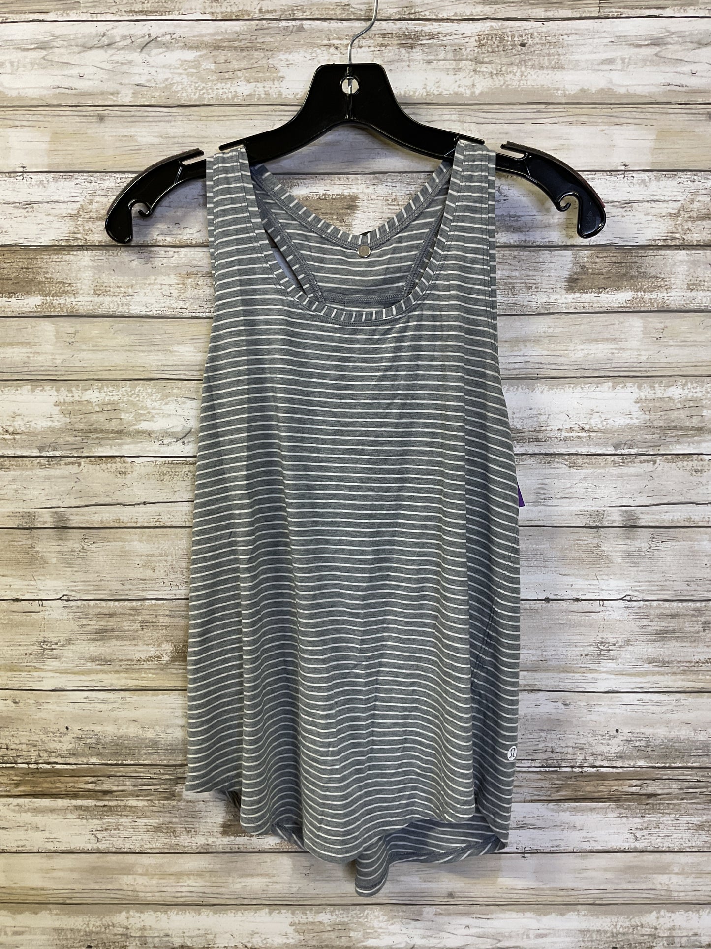 Athletic Tank Top By Lululemon In Grey, Size:S