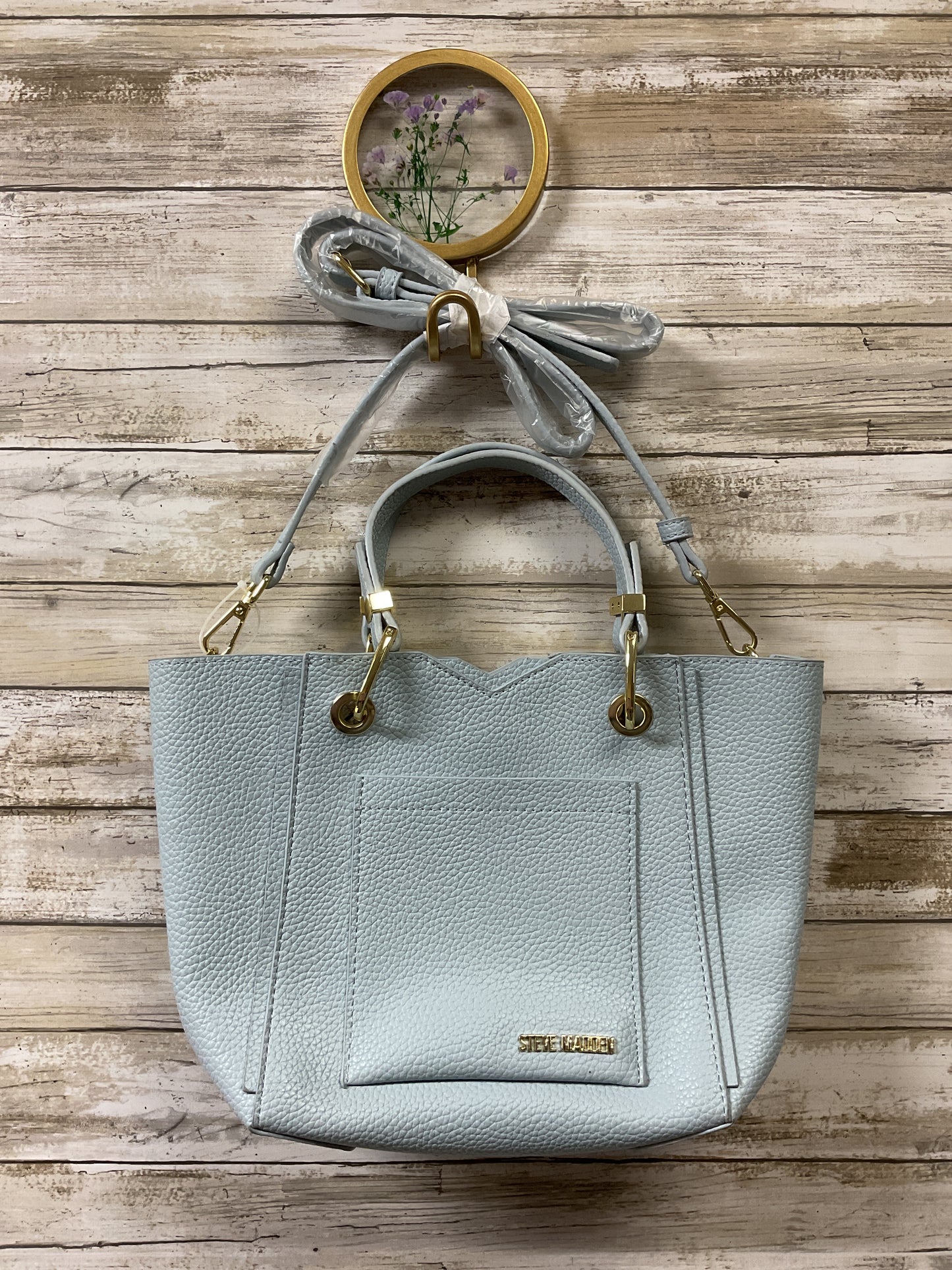 Tote By Steve Madden In Blue, Size:Medium
