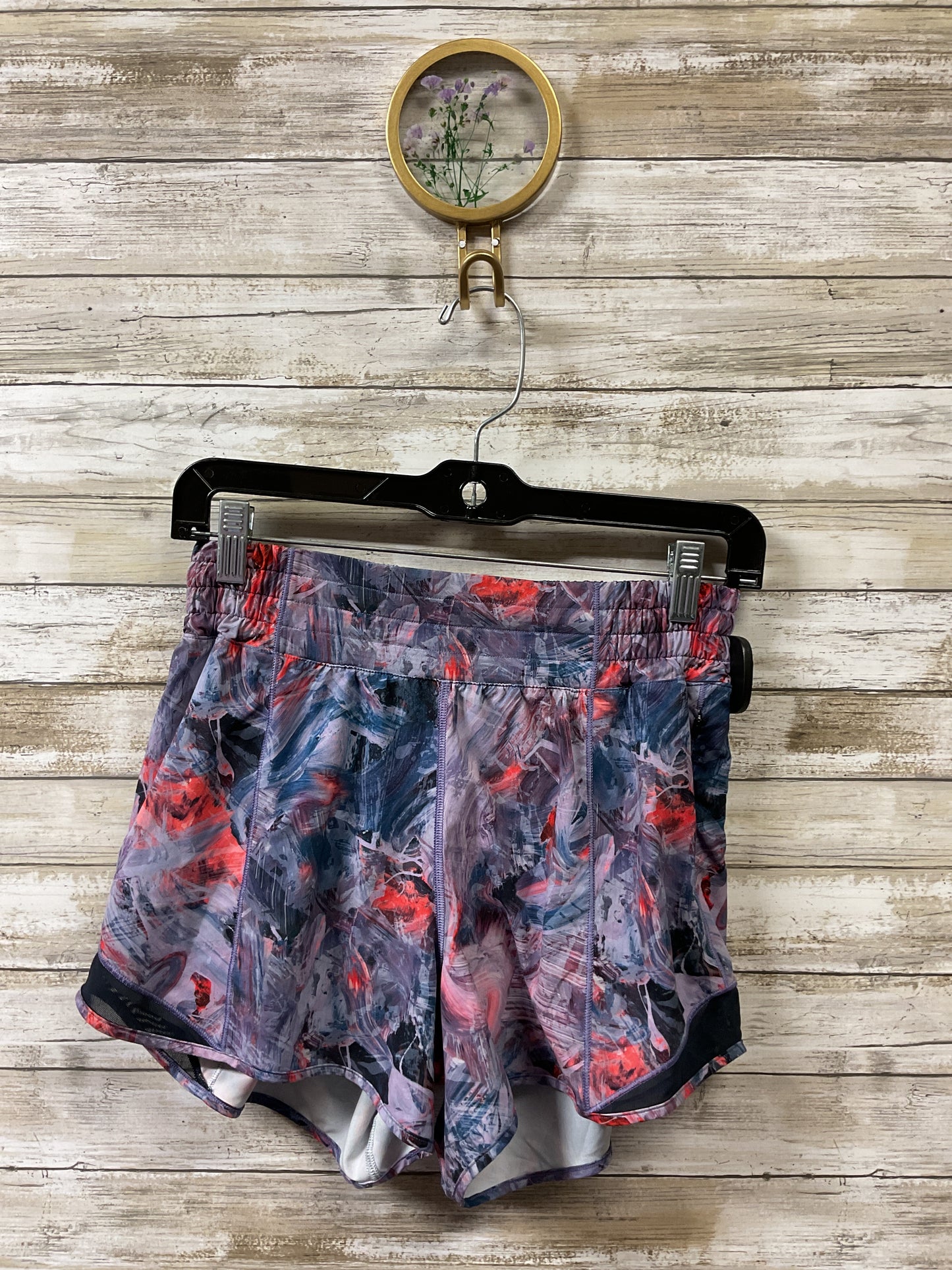 Athletic Shorts By Lululemon In Blue & Purple, Size:6