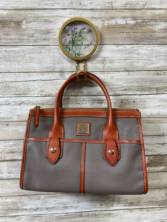 Handbag Designer By Dooney And Bourke In Grey (no long strap), Size:Small
