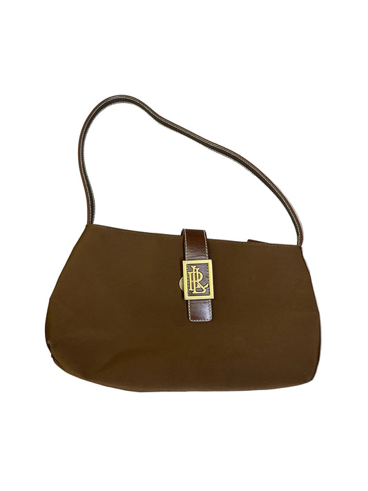 Handbag By Lauren By Ralph Lauren In Brown, Size:Small