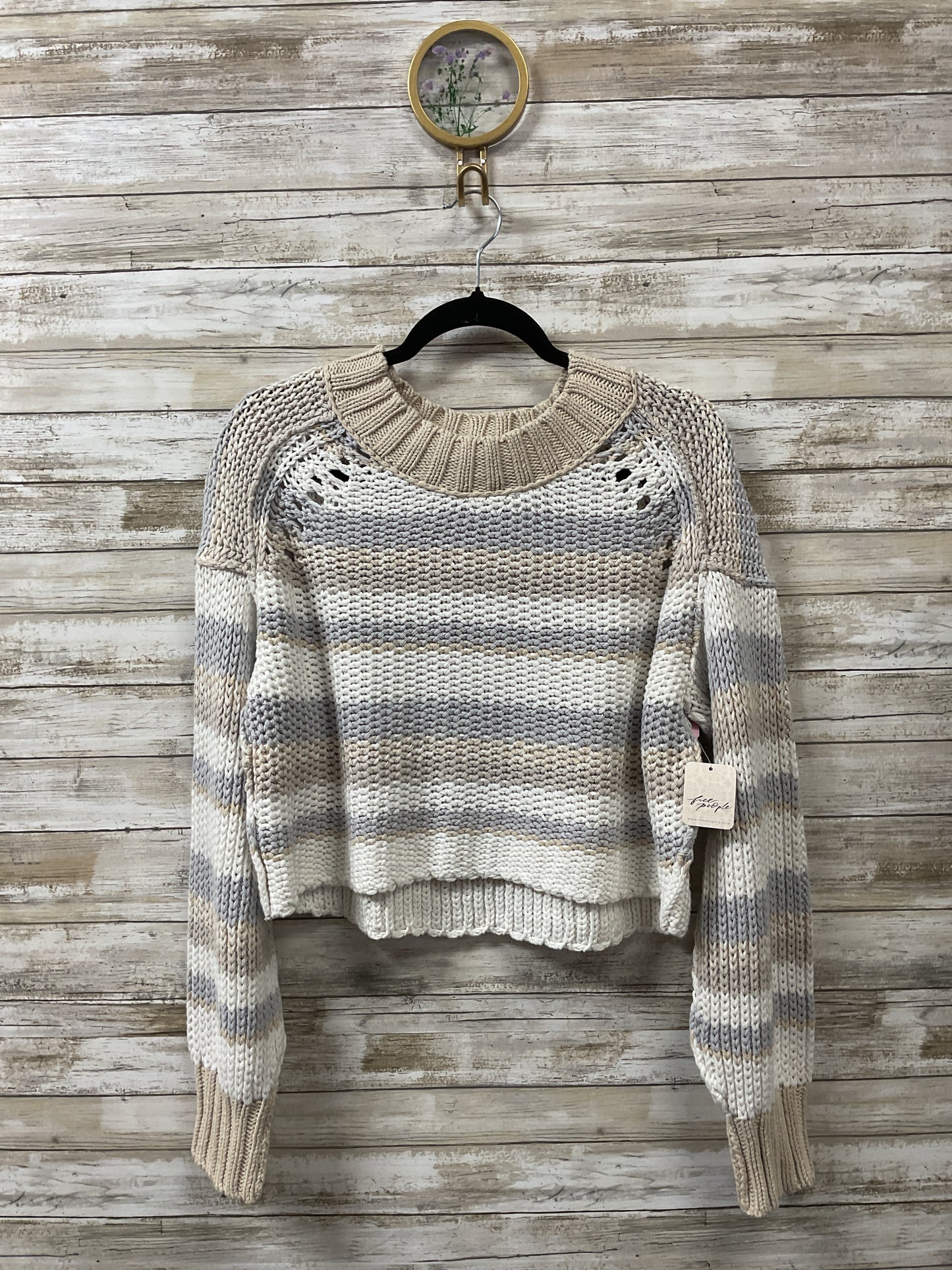 Sweater By Free People In Striped Pattern, Size:Sp