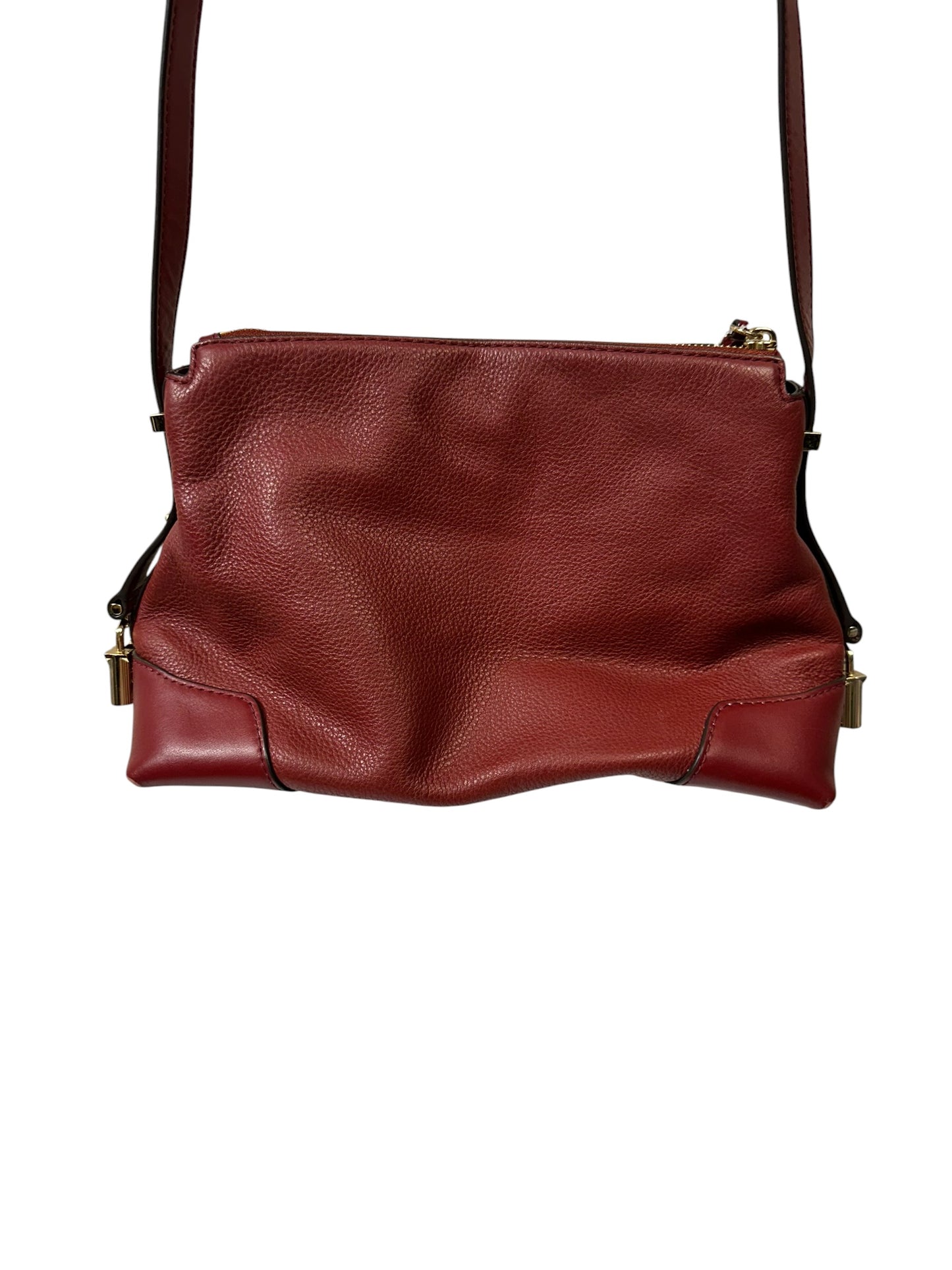 Crossbody Designer By Michael Kors In Red, Size:Medium