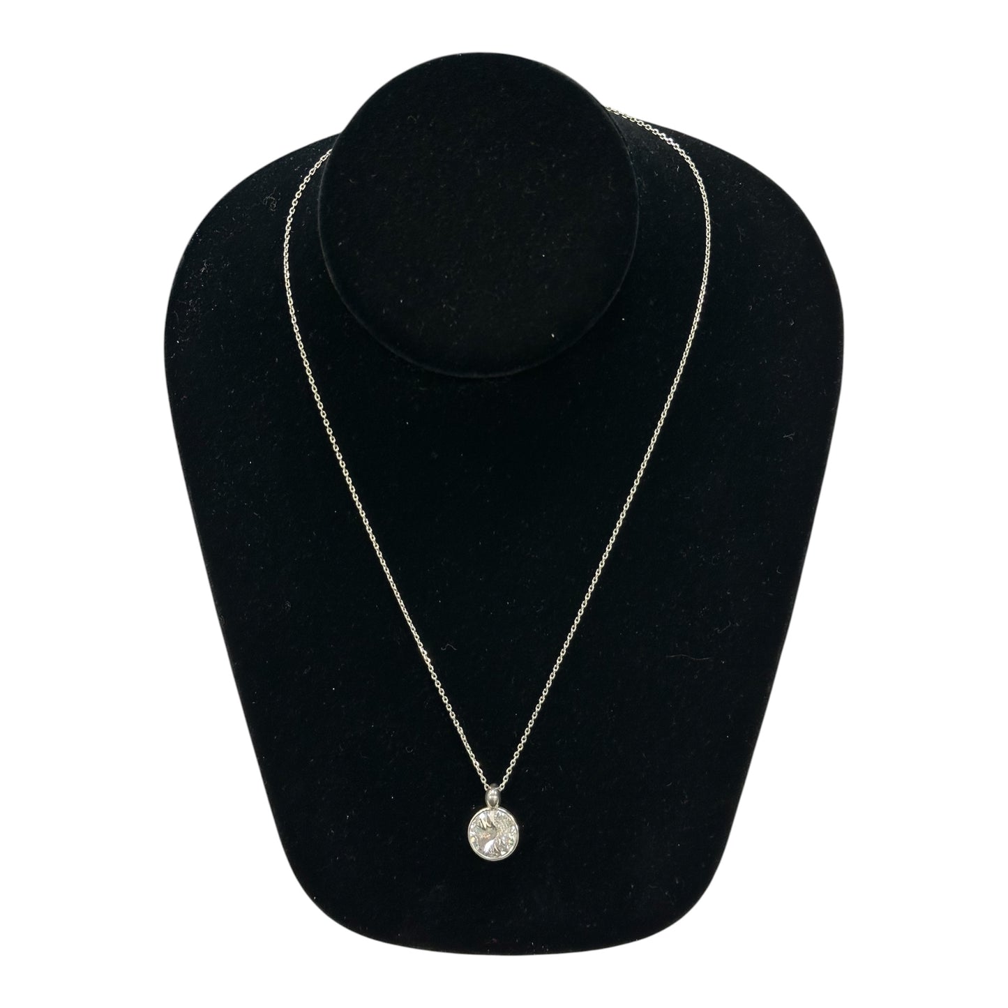 Necklace Pendant By Chicos In Silver