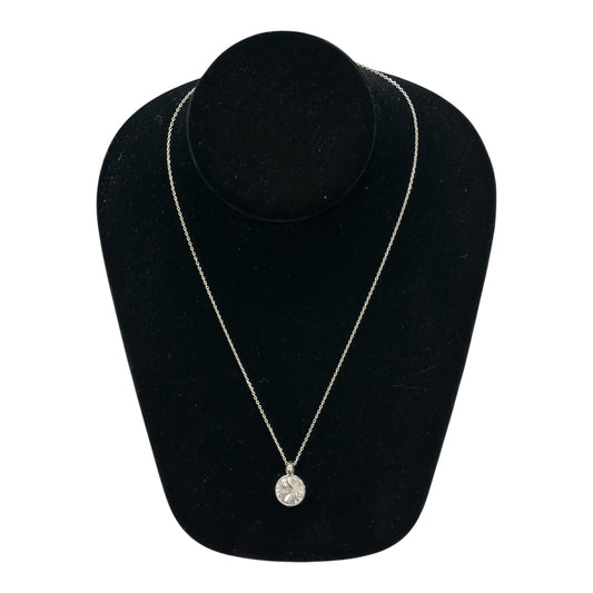 Necklace Pendant By Chicos In Silver