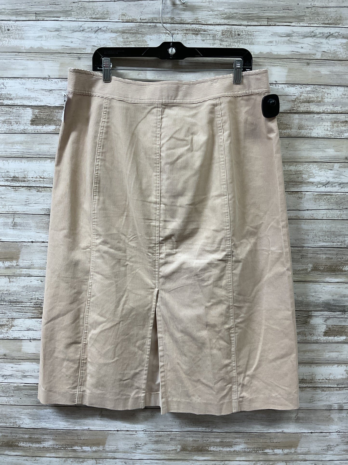 Skirt Midi By Banana Republic In Tan, Size:16