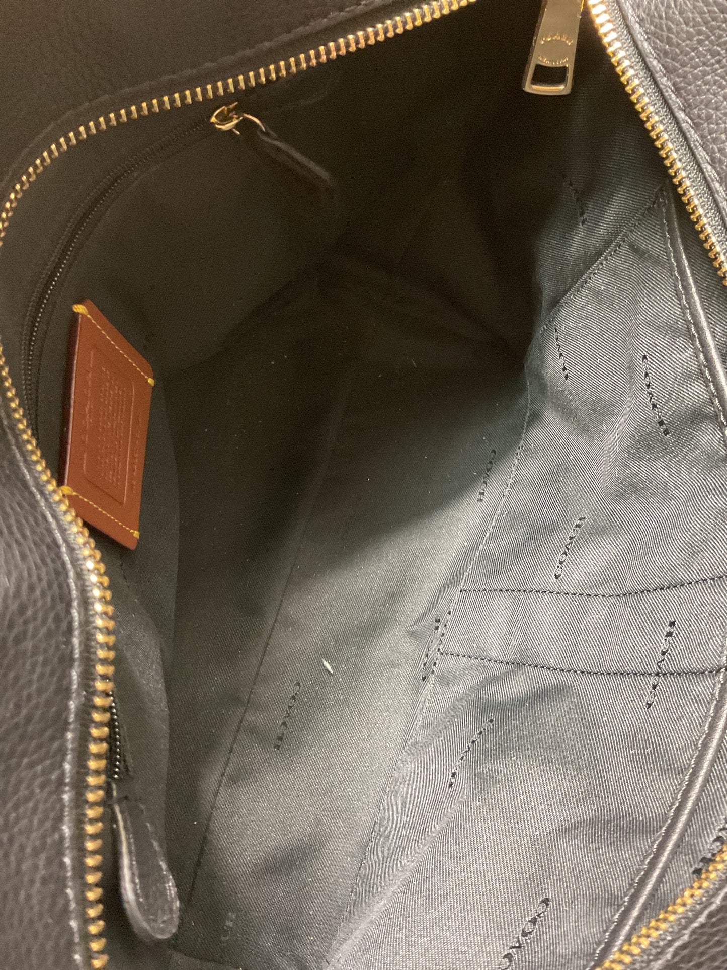 Tote Designer By Coach In Black, Size:Medium
