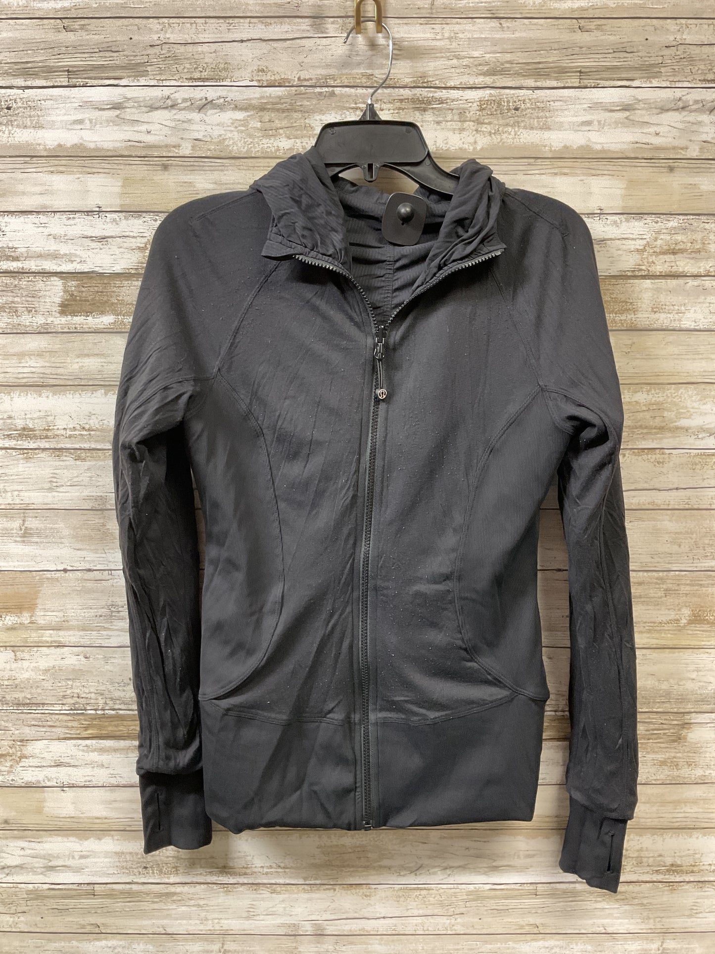 Athletic Reversible Jacket By Lululemon In Black, Size:12