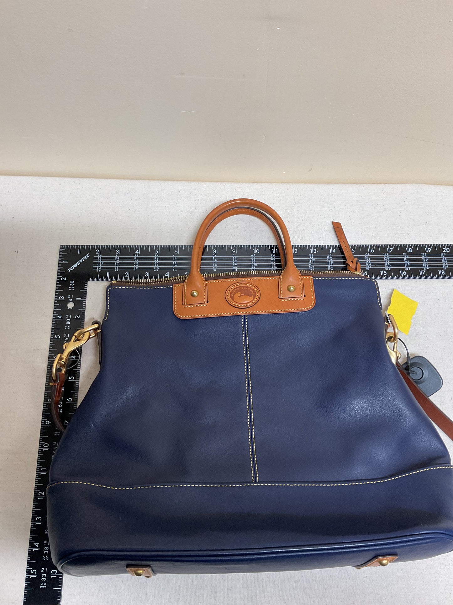 Handbag Designer By Dooney And Bourke In Navy, Size:Large
