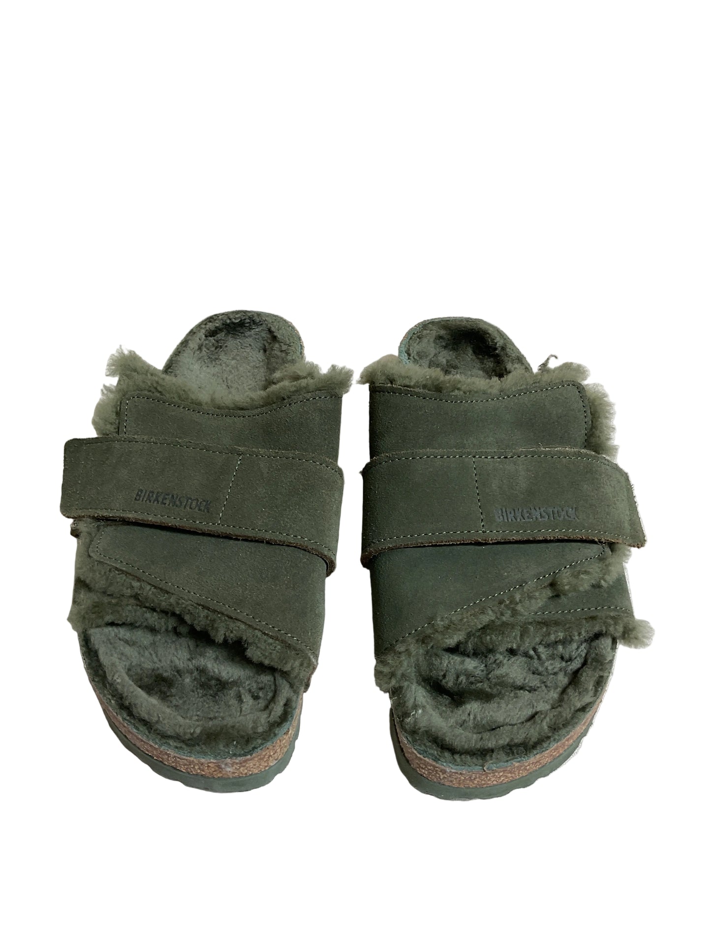 Sandals Flats By Birkenstock In Green, Size:9