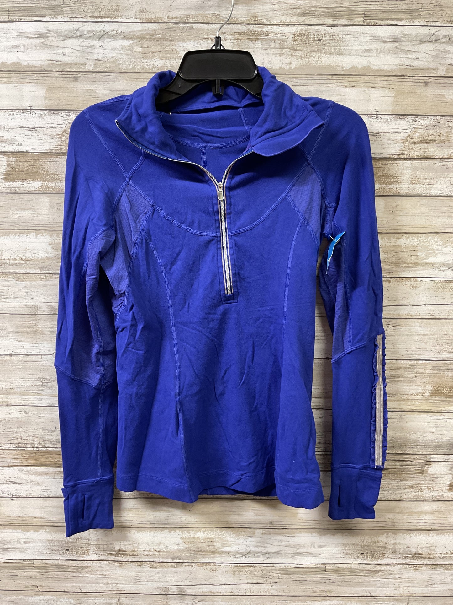 Athletic Jacket By Lululemon In Purple, Size:S