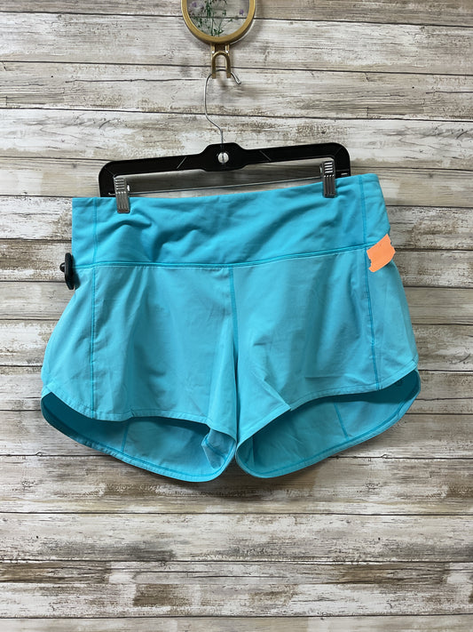 Athletic Shorts By Lululemon In Blue, Size:12
