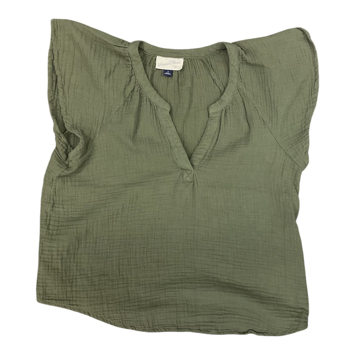 Top Ss By Universal Thread In Green, Size:S
