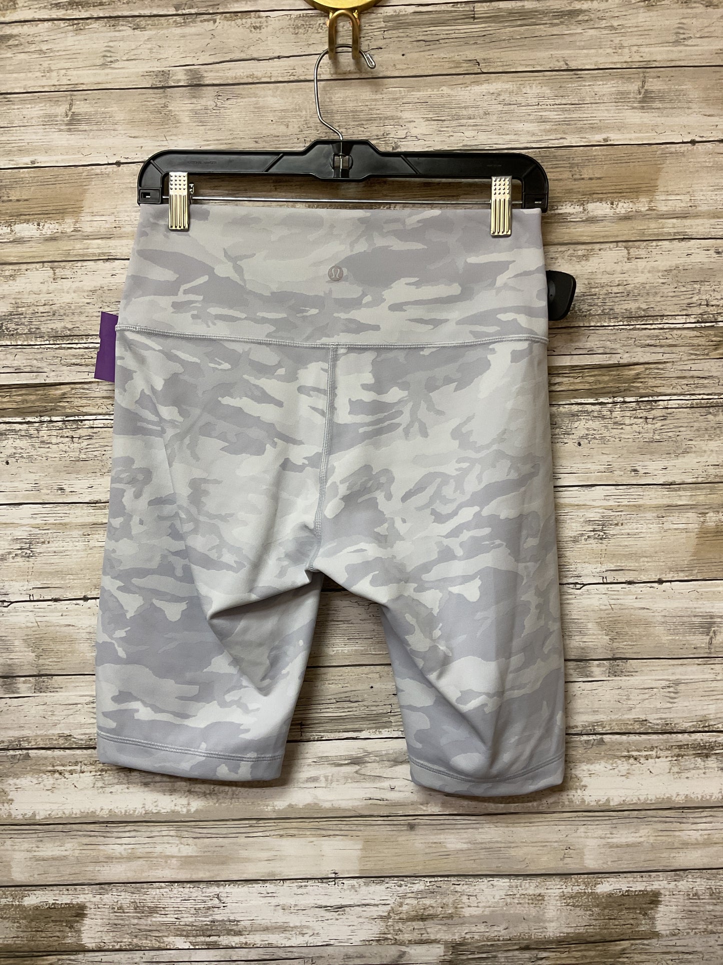Athletic Shorts By Lululemon In Camouflage Print, Size:10