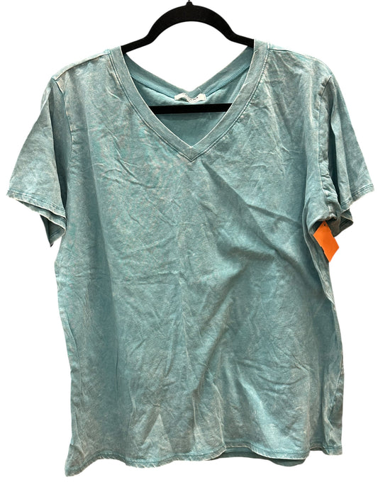 Top Ss By Zenana In Blue, Size:L