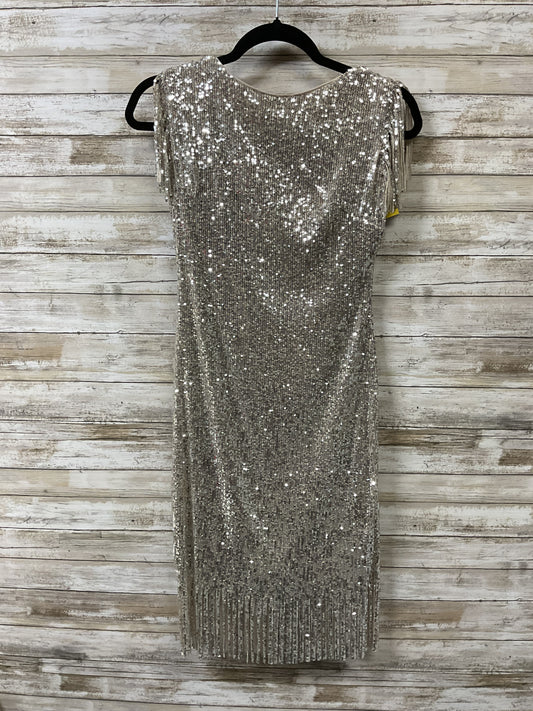 Dress Party Midi By Cma In Silver, Size:S