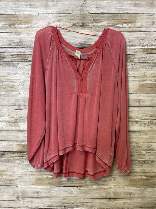 Top Ls By We The Free In Pink, Size:Xs
