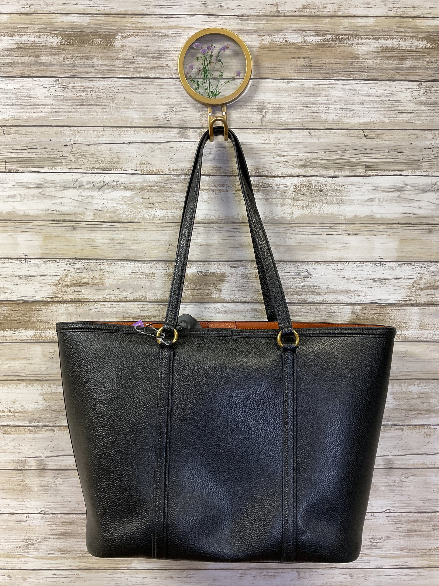 Tote Designer By Coach In Black, Size:Large