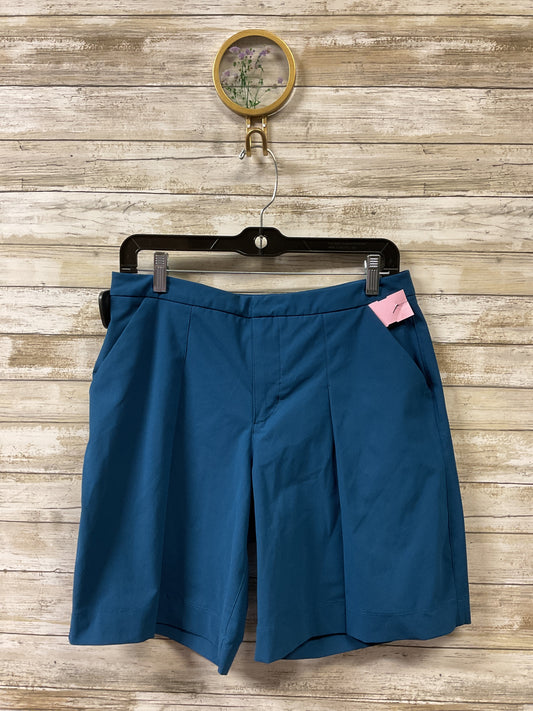 Athletic Shorts By Lululemon In Blue, Size:8