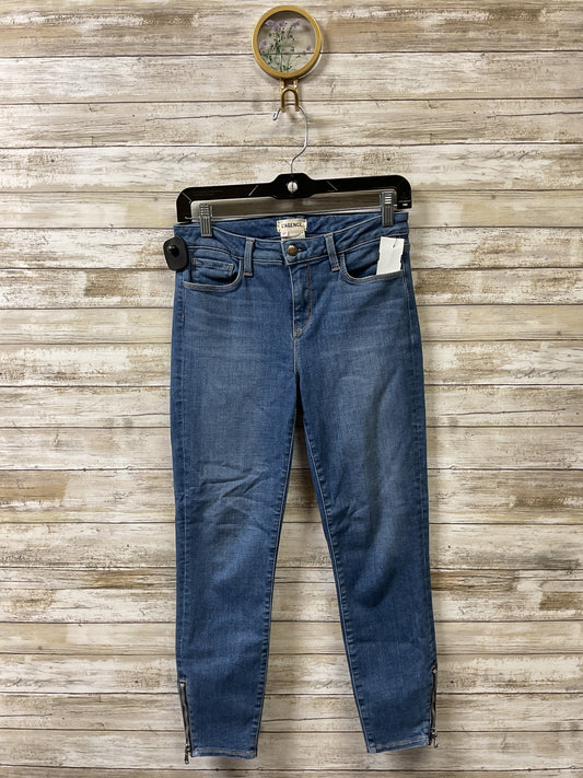 Jeans Skinny By L Agence In Blue Denim, Size:4