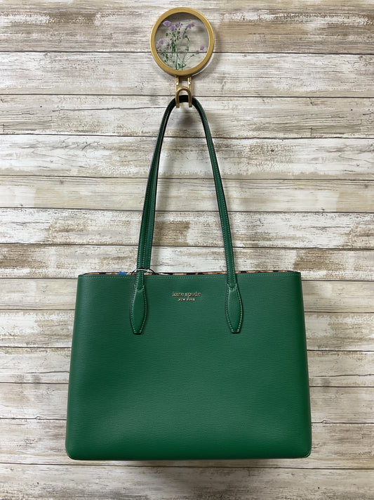 Handbag Designer By Kate Spade In Green, Size:Large
