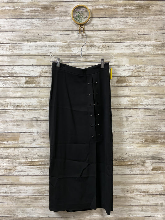 Skirt Midi By Alc In Black & Silver, Size:2