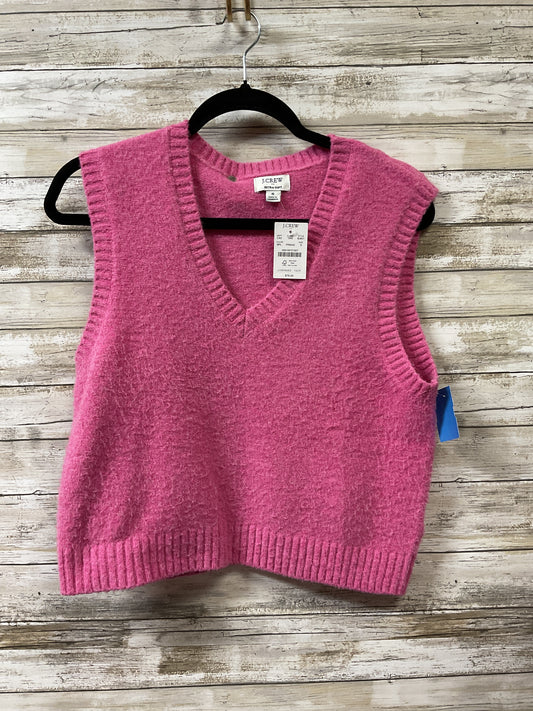 Vest Sweater By J. Crew In Pink, Size:S