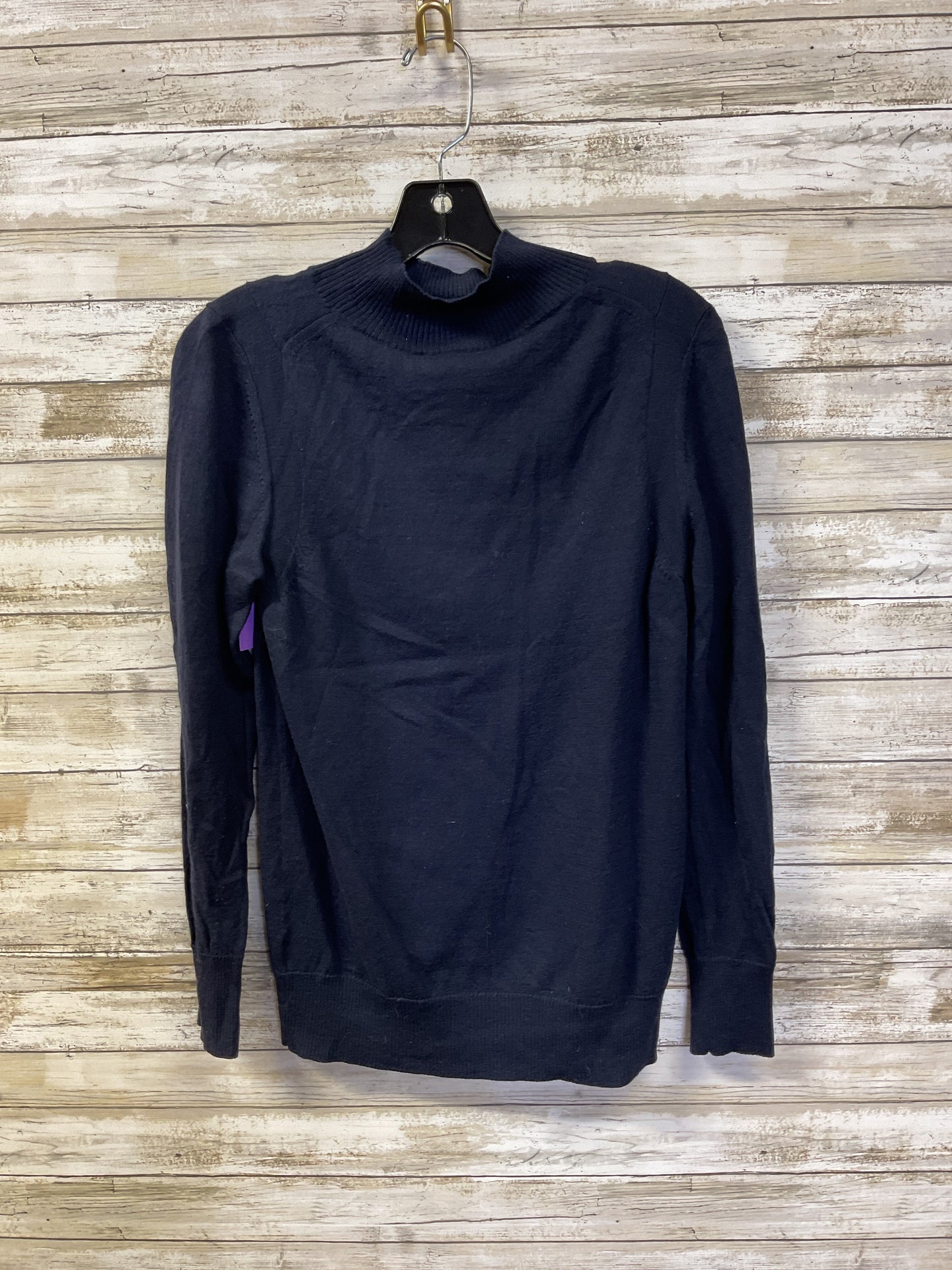 Sweater Designer By St. John In Navy, Size:L