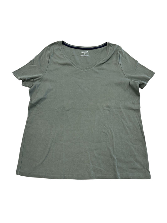 Top Ss Basic By Talbots In Green, Size:1X