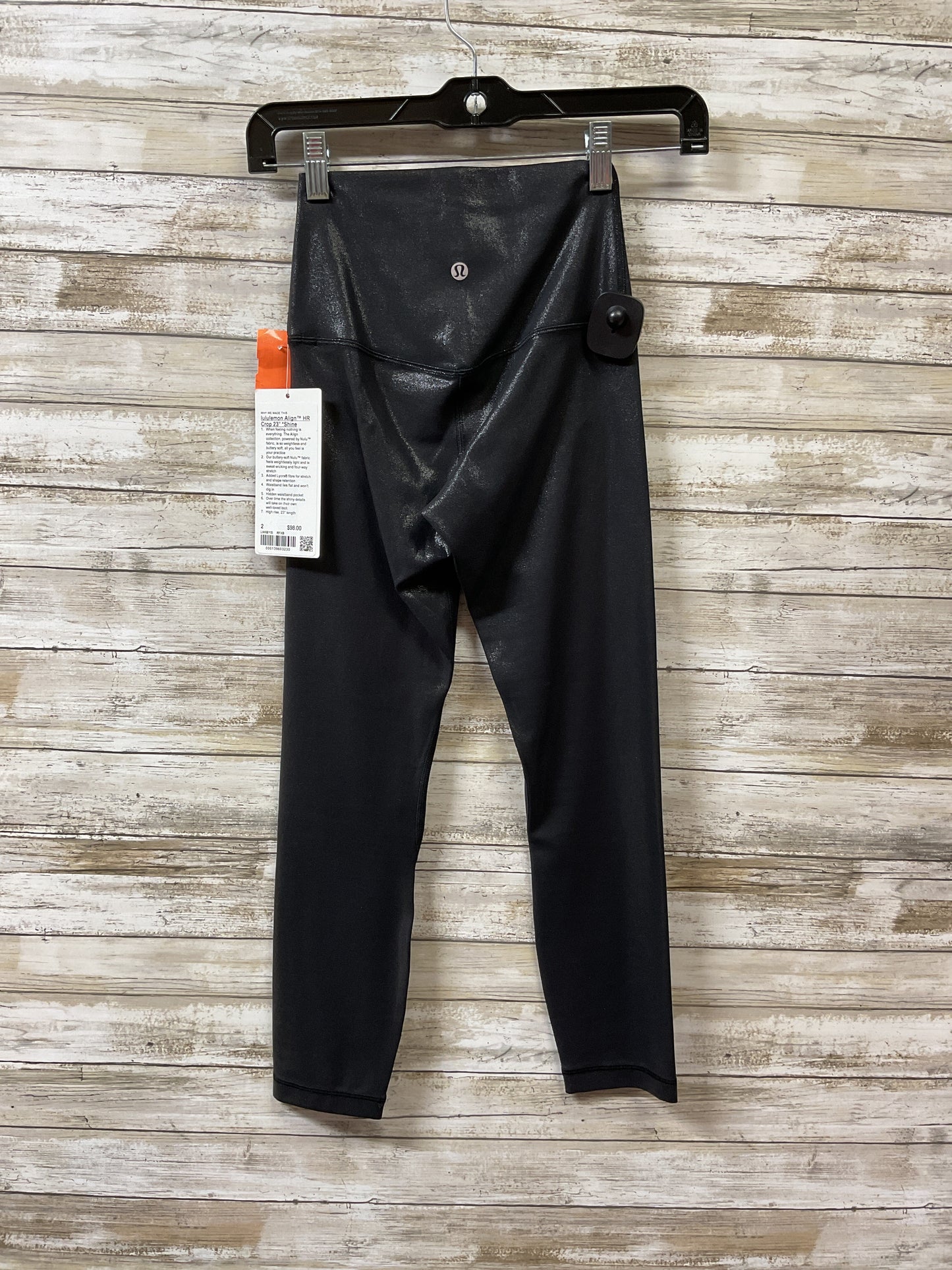 Athletic Leggings By Lululemon In Black, Size:2