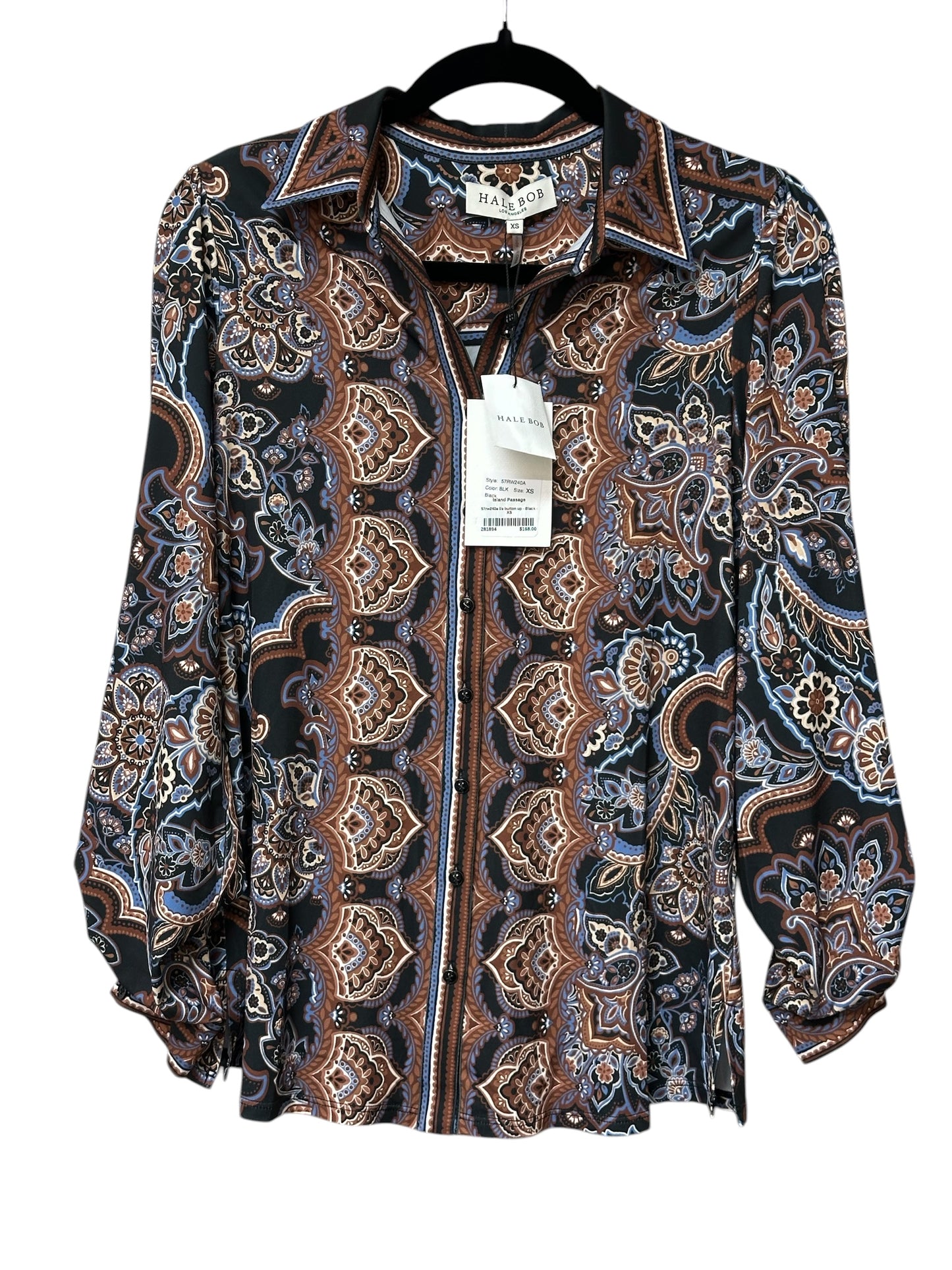 Top Ls By Hale Bob In Black & Brown, Size:Xs