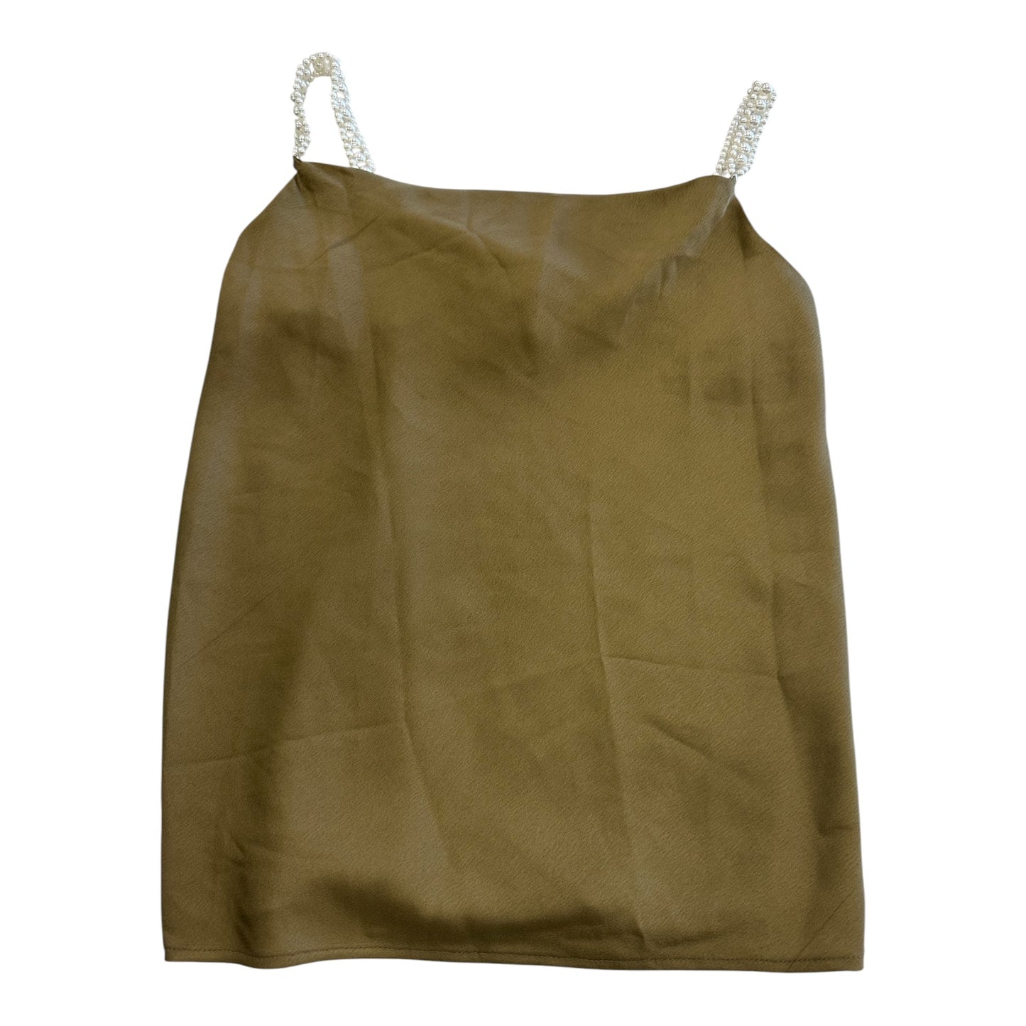 Top Sleeveless By River Island In Green, Size:6