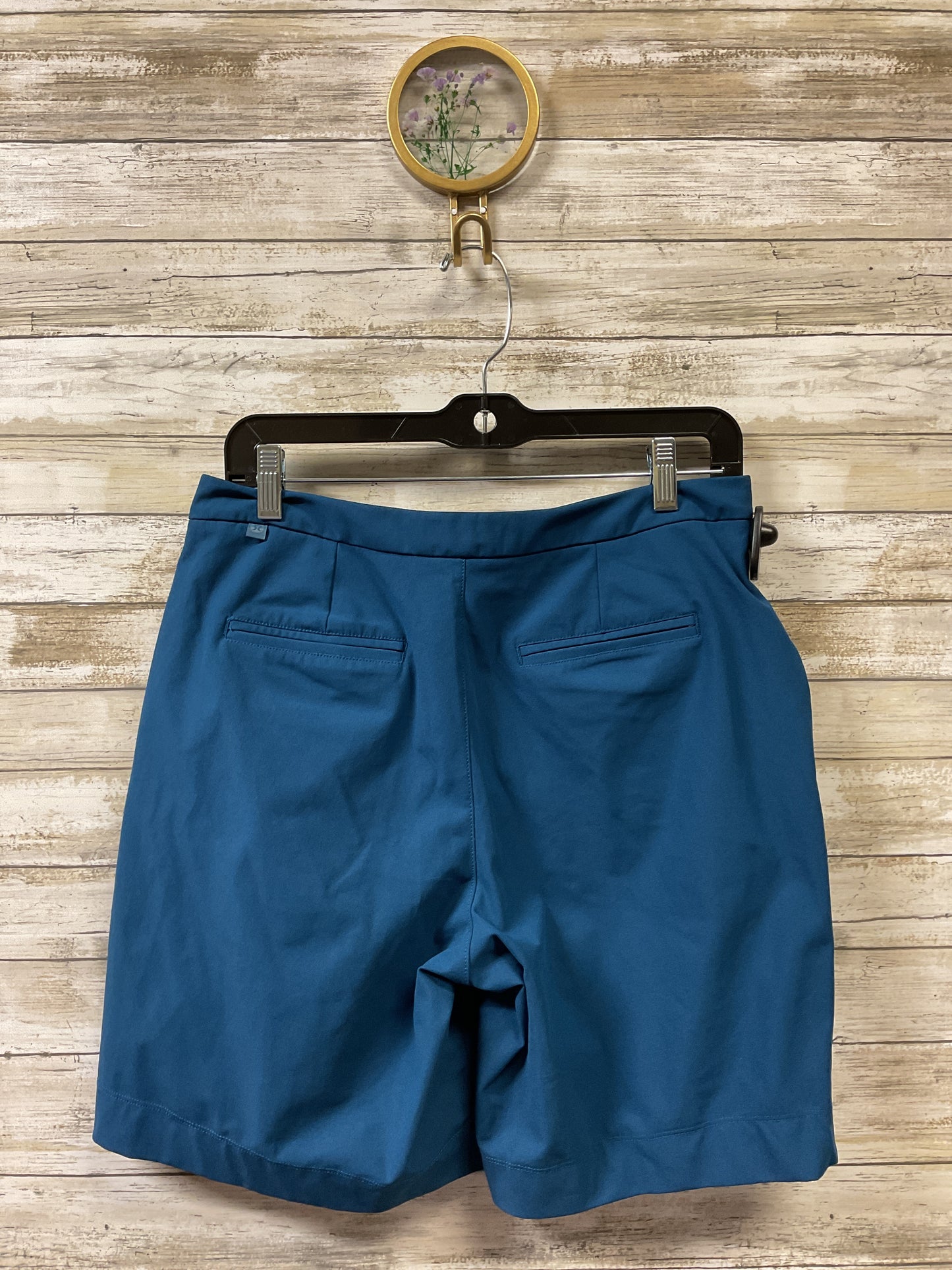 Athletic Shorts By Lululemon In Blue, Size:8
