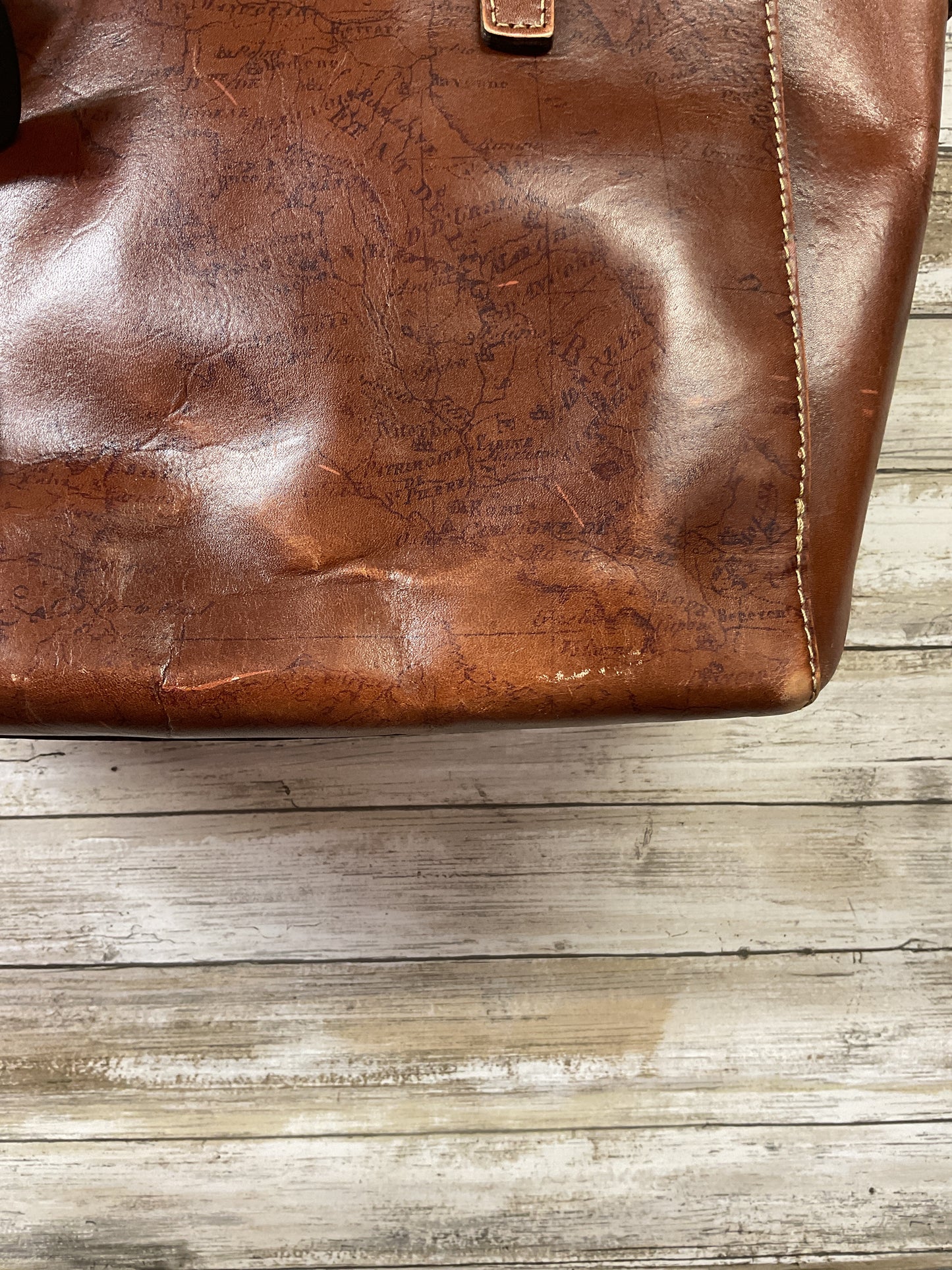 Handbag Designer By Patricia Nash In Brown, Size:Large